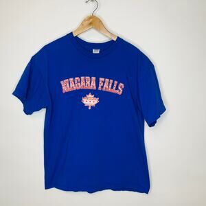 Niagara Falls Blue Red White T Shirt Sz XL